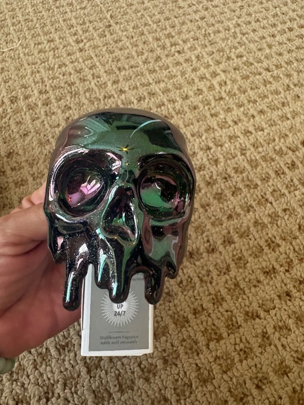 Bath & Body Works Halloween Dripping Skull Night Light Wallflower Fragrance Plug